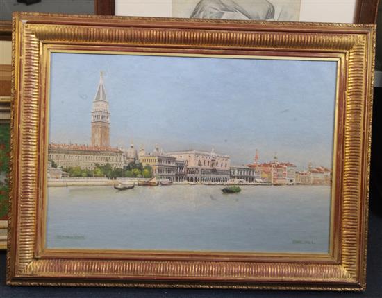 William Patrick Whyte (Studio assistant to Sir John Lavery) View of Venice 18 x 25.5in.